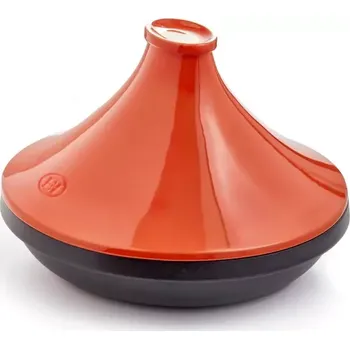 Hrnec Emile Henry Keramická tajine na indukci Delight Colorama, víko oranžová Toscane, Ø 33 cm 766322
