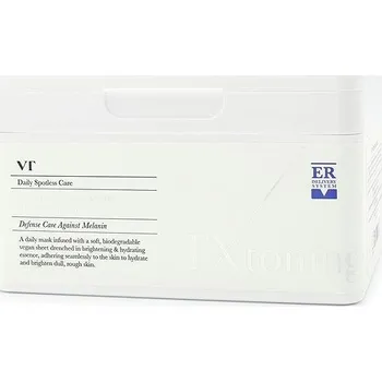 Pleťová maska VT COSMETICS Tx-Toning Daily Mask 30 ks (320 g)