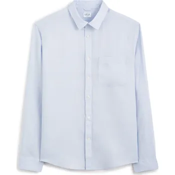Celio Lněná košile Daflix 1120395 Modrá XXL