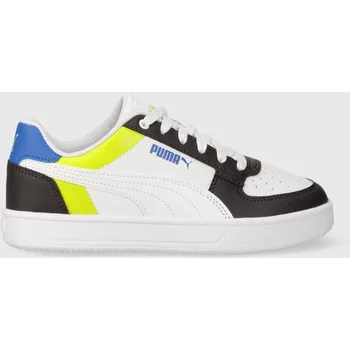 Chlapecká obuv Dětské sneakers boty Puma Caven 2.0 Block Jr 394461 bílá 00X, EUR 38.5