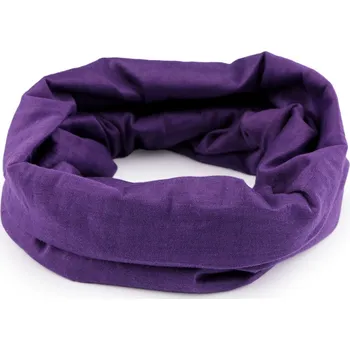 Deštník Multifunkční šátek pružný, bezešvý, jednobarevný fialová 10 ks