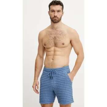 Pánské kraťasy Bavlněné šortky OAS 5009.04 modrá 55X, vel. S