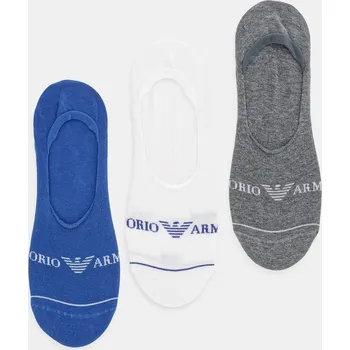 Pánské ponožky Ponožky Emporio Armani Underwear EM000548.AF12276 šedá 90A, vel. S/M