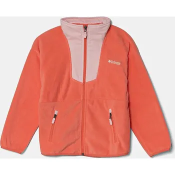 Chlapecká mikina Dětská fleecová mikina Columbia Sequoia Grove 2087631 oranžová 32X, vel. 128
