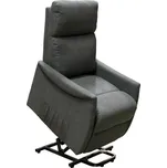 Relaxační TV křeslo REX s elektrickým polohováním — šedá IDEA nábytek