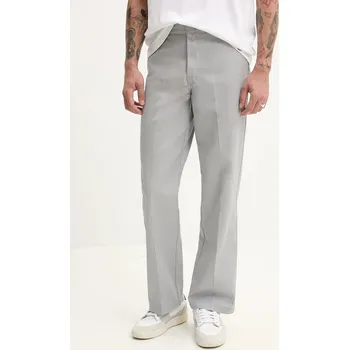 Pánské kalhoty Kalhoty Dickies pánské, šedá barva, jednoduché, DK0A4XK6D061 09X, vel. 34/32