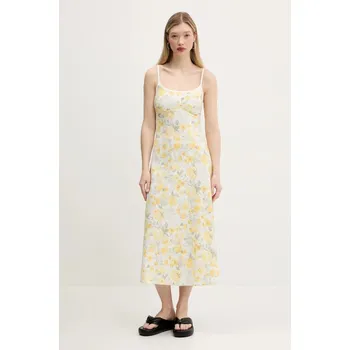 Dámské oblečení Lněné šaty Hollister Co. KI359.5266.108 žlutá 10A, vel. S