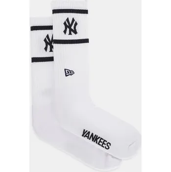 Pánské ponožky Ponožky New Era pánské, bílá barva, NEW YORK YANKEES 13113632 00X, vel. S