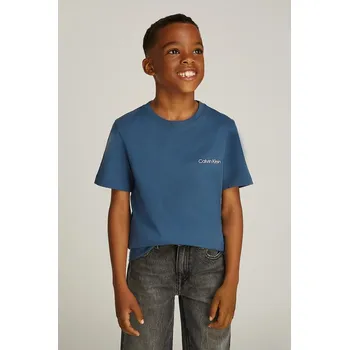 Dětské bavlněné tričko Calvin Klein Jeans 2-pack IB0IB02363.128.176.PPYA námořnická modř 59X, vel. 152