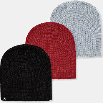 Čepice Dětská čepice Burton 3-pack 234591 červená 33X, vel. ONE SIZE