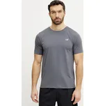 Běžecké tričko New Balance Race Day MT43213GT šedá 90X, vel. S