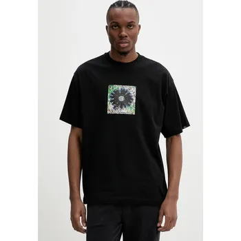 Bavlněné tričko Vans VN000M5TBLK1 černá 99X, vel. M