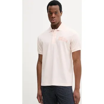 Pánské oblečení Bavlněné polo tričko Lacoste PH0285 růžová 03A, vel. XXL