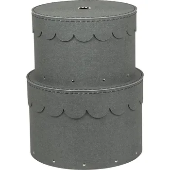 Úložný box Sada úložných boxů Bigso Box of Sweden Wilma (2-pack) 9882C6406 šedá 90X