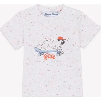 Chlapecké tričko Bavlněné dětské tričko Tartine et Chocolat CA10031.67.74 oranžová 20X, vel. 74