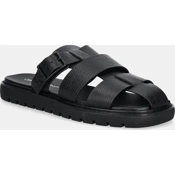 Pánské pantofle Pantofle Calvin Klein Jeans SQ MOLDED SANDAL FISHERMAN pánské, černá barva, YM0YM01220 99X, EUR 40