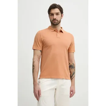 Bavlněné polo tričko Pepe Jeans PM542099 oranžová 22X, vel. L