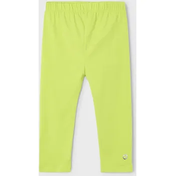 Dívčí oblečení Dětské 3/4 legíny Mayoral zelená barva, hladké, 723 723.6Q.Mini.PPYA 71X, vel. 92