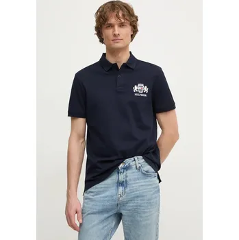 Pánské tričko Bavlněné polo tričko Tommy Hilfiger MW0MW37516 námořnická modř 59X, vel. XL