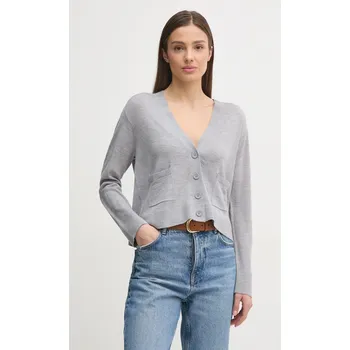 Dámský svetr Vlněný svetr United Colors of Benetton 11AHD604R šedá 90X, vel. L