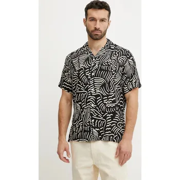 Pánská košile Košile OAS 7005.60 černá 99X, vel. S