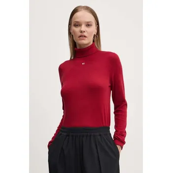 Dámský svetr Svetr Tommy Jeans DW0DW19686 burgundské 83X, vel. XS