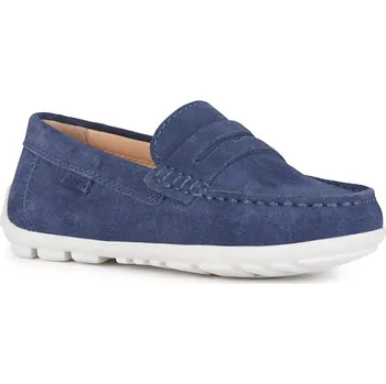 Dámské mokasíny Dětské semišové mokasíny Geox NEW FAST modrá barva, J826CA.00022 J826CA.00022.32.34 95X, EUR 34