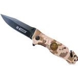 Nůž Kandar N-162 zavírací záchranář USMC Digital desert marpat poloautomatický