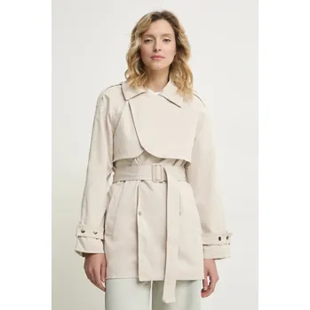 Trench kabát Answear.LAB Q221801.hos béžová 80X, vel. XXL