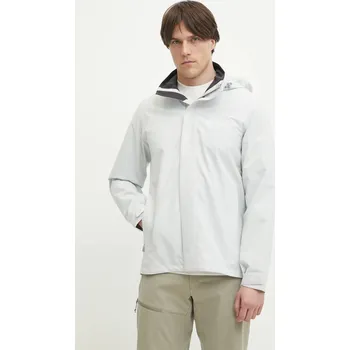 Pánská větrovka Nepromokavá bunda Jack Wolfskin Trailtime 2L pánská, šedá barva, A63903 09X, vel. L