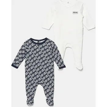 Dupačky Kojenecké bavlněné dupačky Kenzo Kids 2-pack K60872 bílá 00X, vel. 81
