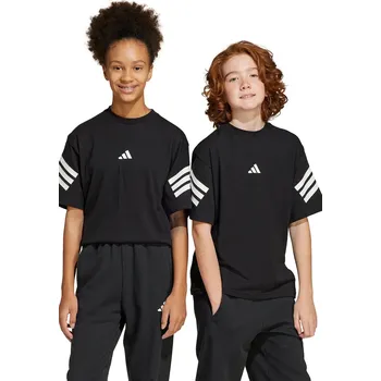 Dětské bavlněné tričko adidas JN8092 černá 99X, vel. 140