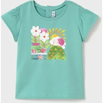 Dětské tričko Mayoral 1049.4M.Baby.PPYA tyrkysová 66X, vel. 80