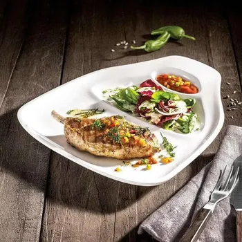 BBQ Passion talíř na steak, hamburger..., Villeroy & Boch (barva - porcelán, bílá)