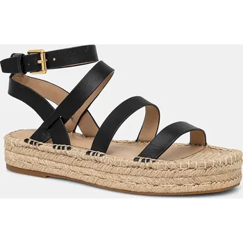 Dámské baleríny Kožené espadrilky Lauren Ralph Lauren Polly Gldtr 802961839002.001 černá 99X, EUR 39