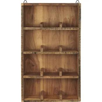 police Ib Laursen Nástěnná police 12 Rooms Recycled Wood