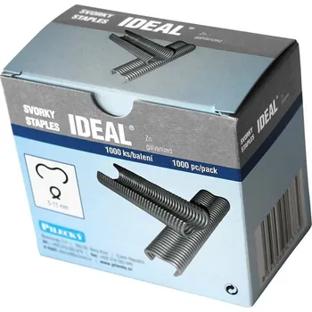 Příslušenství pro plot Svorka Ideal pro sponkovací kleště Profi, 1000 ks, Zn