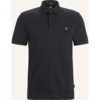 Pánská košile Boss Pánská Žerzejová Polokošile Parris, tmavě modrá, XXL