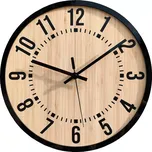 Bambusové nástěnné hodiny Bruno 30 cm hnědé/černé