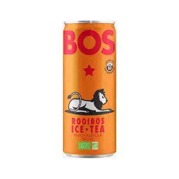 Proteinový nápoj Ledový čaj Rooibos broskev BIO 250 ml