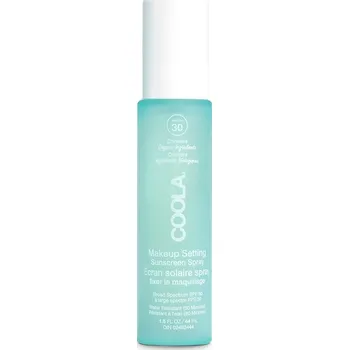 Přípravek na tvář Coola - Mineral Makeup Setting Spray SPF 30 Green Tea/Aloe Krémy na obličej 50 ml unisex