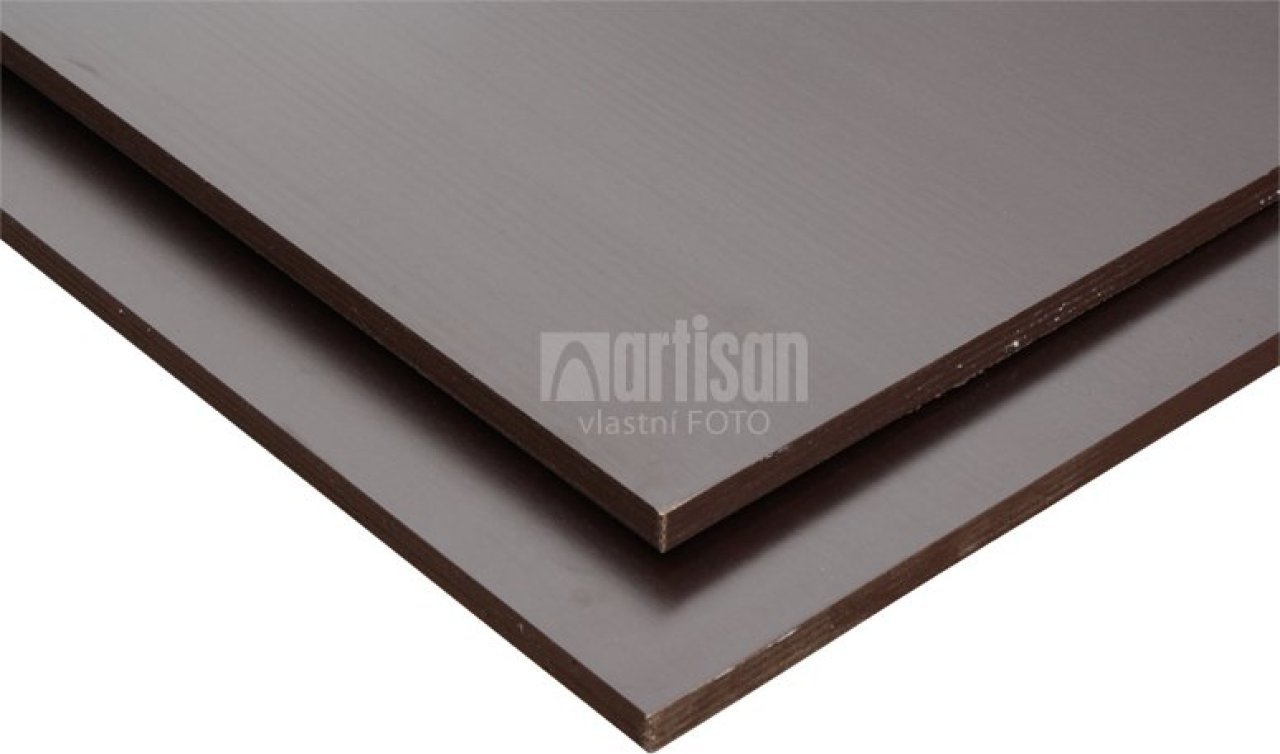 Voděodolná překližka hladká, hnědá 18x1250x2500 Topol, F-