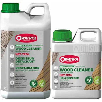 Lak na dřevo OWATROL Net-trol - čistič a odšeďovač Gel 2.5 l