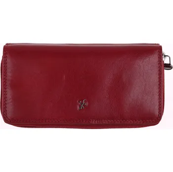 Peněženka Dámská kožená peněženka s organizérem Cosset 4401 Komodo bordová