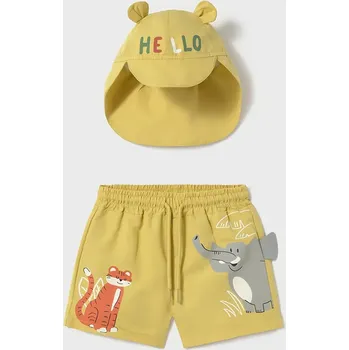 Chlapecké kraťasy Kraťasy Mayoral zelená barva, 1647 1647.3G.Baby.PPYA 71X, vel. 80