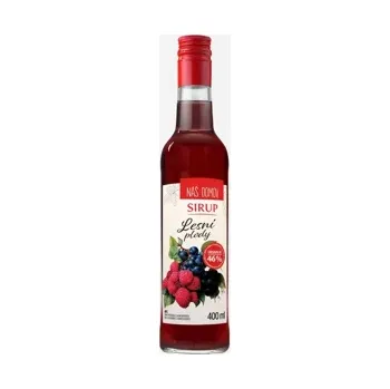 Proteinový nápoj Náš domov sirup lesní plody 400 ml