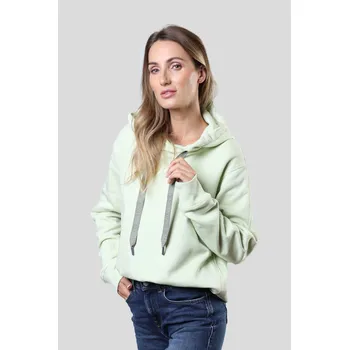Dámská mikina MIKINA CAMEL ACTIVE SWEAT LIME GREEN CHECK