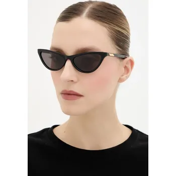 Sluneční brýle Sluneční brýle Bottega Veneta dámské, černá barva, BV1414S 99X, vel. 56