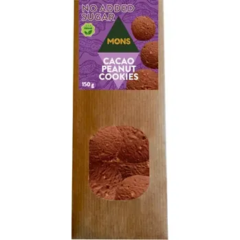 Bonbon Kakaové sušenky s arašídy bez cukru 150 g