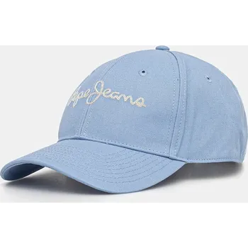 Kšiltovka Bavlněná baseballová čepice Pepe Jeans MALLON CAP PM040567 modrá 50X, vel. ONE SIZE